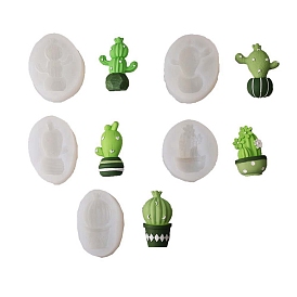 Силиконовые формы для свечей своими руками, формы для литья смолы, кактус, для уф-смолы, изготовление ювелирных изделий из эпоксидной смолы