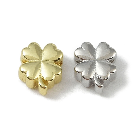 Стойки обшивки латунные бусины, долговечный, без свинца и без кадмия, клевер