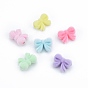 Opaque Resin Beads, Flocky Bowknot