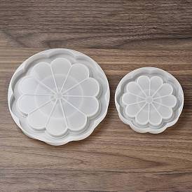 Flower Serving Tray DIY Silicone Molds, Resin Casting Molds, for UV Resin, Epoxy Resin Craft Making