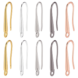 40 шт. 5 цвета экологически чистые латунные крючки для сережек, провод уха