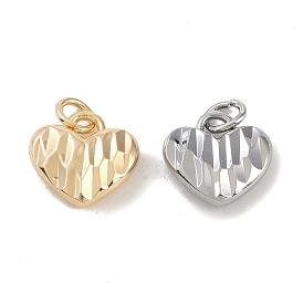 Brass Charms, Heart Charms
