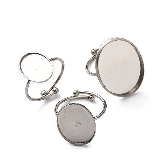 Регулируемые 304 манжетные кольца из нержавеющей стали, овальные