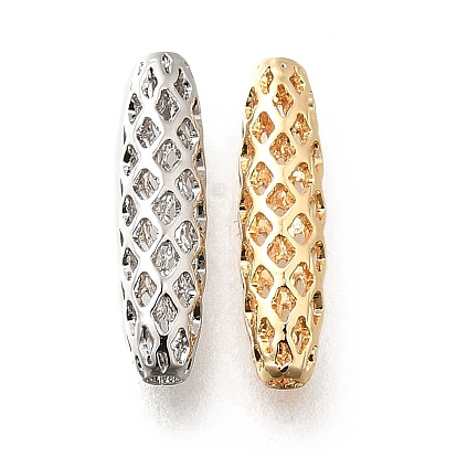 Латунные бусины, без кадмия, без никеля и без свинца, овальные