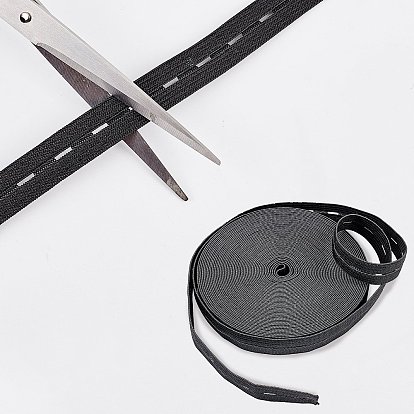 Плоский эластичный шнур / ленты с петли, швейные принадлежности для одежды, смолой кнопки