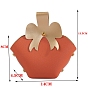 Imitation Leather Bowknot Pouches, Candy Gift Bags Christmas Party Wedding Favors Bags