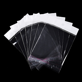 Pearl Film Cellophane Bags, OPP Material, with Self-Adhesive Sealing and Hang Hole