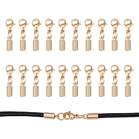 20шт 304 застежки-карабины из нержавеющей стали, с мозг заканчивается, колонка