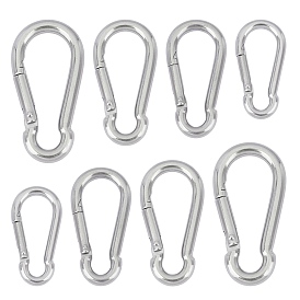 Unicraftale 304 Stainless Steel Rock Climbing Carabiners, Spring Clasp, Key Clasps