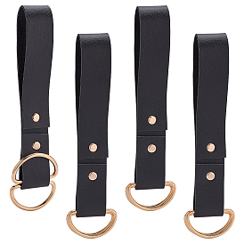 Юбка для походов с петлями для подтяжек из искусственной кожи, с d-кольцами из сплава, золотые