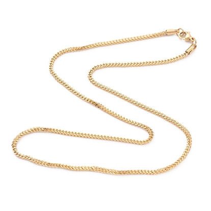 Вакуумное покрытие pvd 304 ожерелья из нержавеющей стали, с карабин-лобстерами 