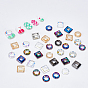 ARRICRAFT 2 Bags 2 Style Glass Cabochons, Nail Art Decoration Accessories for Women, Mixed Shape