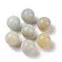 Сферические бусины из натурального цветка амазонита без отверстий, круглые