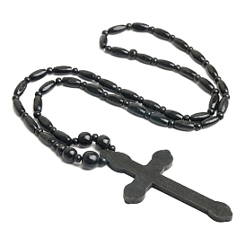 Wood Corss Pendant Necklaces, Necklaces for Women