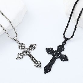 Богемные готические подвески-кресты из сплава для женщин