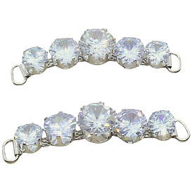 2 шт. латунные микрофибровые клипсы для пряжек для обуви, для украшения сумки для обуви, кошелек аппаратные аксессуары