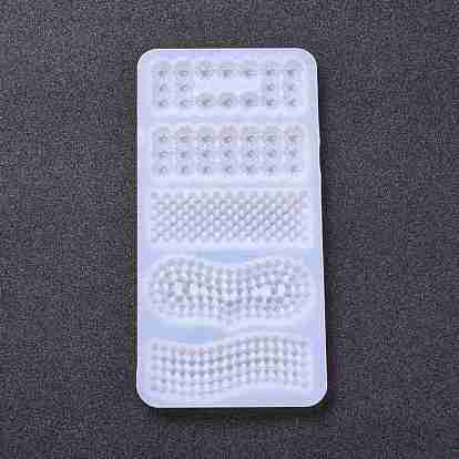 DIY Silicone Hair Clip Molds, Resin Casting Molds, for UV Resin, Epoxy Resin Jewelry Making, Rectangle & Oval & Curve