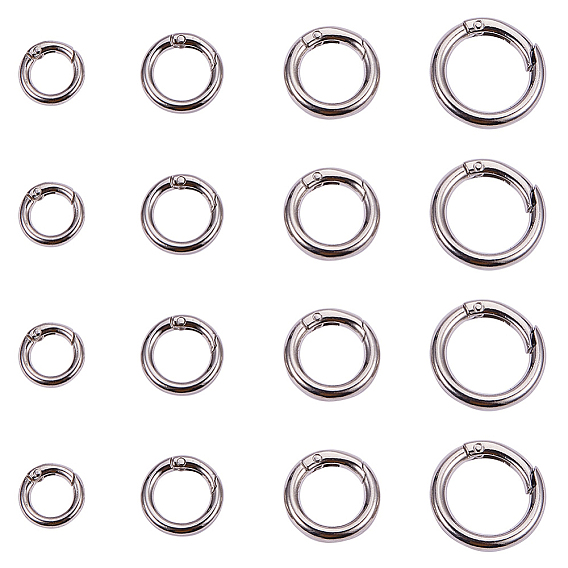 Сплавочная цинковая фурнитура для ключевой застежки, пружинные затворы