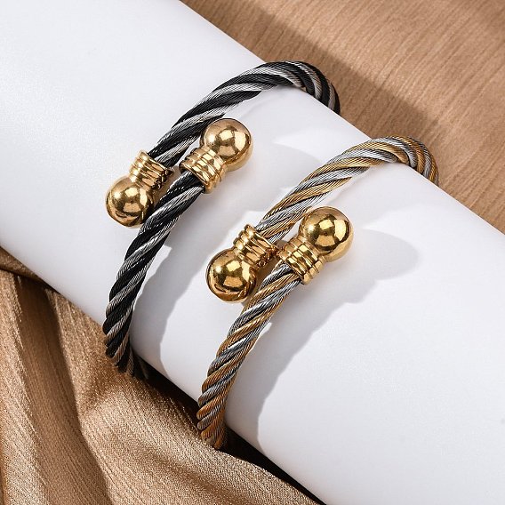 304 браслеты из нержавеющей стали для женщин, ионное покрытие (ip)