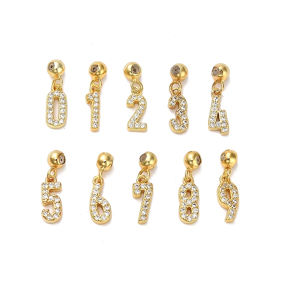 925 европейские подвески из стерлингового серебра с микропаве из прозрачных кубических цирконий, число