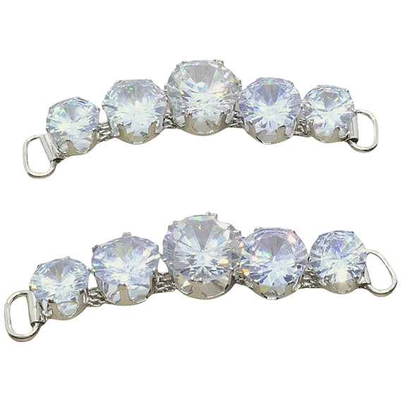 2 шт. латунные микрофибровые клипсы для пряжек для обуви, для украшения сумки для обуви, кошелек аппаратные аксессуары