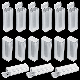 Пластиковые банки для окрашивания предметных стекол, держатели для микроскопических стекол, прямоугольные