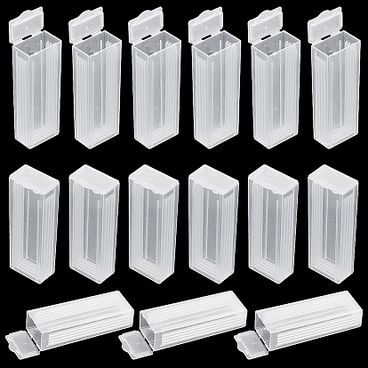 Пластиковые банки для окрашивания предметных стекол, держатели для микроскопических стекол, прямоугольные