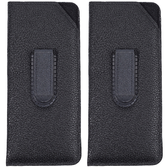 2 Pochette à lunettes rectangulaire en cuir PU (pièces), pochette de protection pour lunettes de soleil