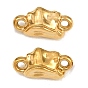 304 Stainless Steel Connector Charms, Nuggets Links, Ion Plating(IP), Long-Lasting Plated