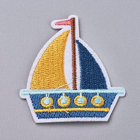 Computerized Embroidery Cloth Iron on/Sew on Patches, Costume Accessories, Appliques, for Backpacks, Clothes, Ship