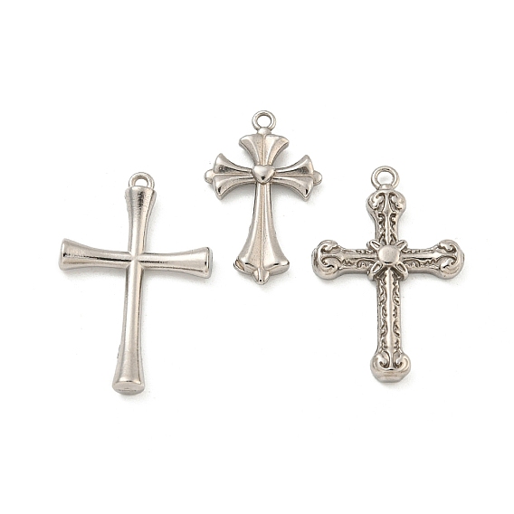 304 подвески из нержавеющей стали, крест очарование