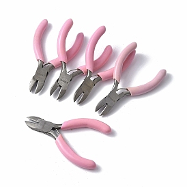 (Article défectueux en liquidation : jauni et rouillé) 45# pince à bijoux en acier au carbone, Pince coupante latérales, pince coupante, polir
