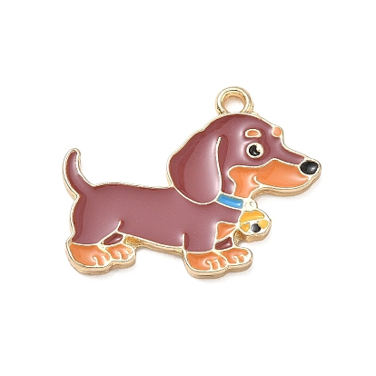 Colgantes de la aleación del esmalte, encantos de perros