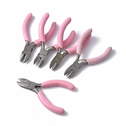 (Article défectueux en liquidation : jauni et rouillé) 45# pince à bijoux en acier au carbone, Pince coupante latérales, pince coupante, polir