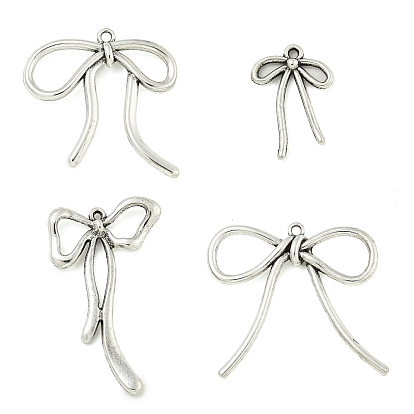 Сплавочные подвески тибетского стиля, бантом