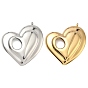 304 из нержавеющей стали большие кулоны, сердце прелести