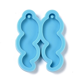 DIY Pendant Silicone Molds, for Earring Making, Resin Casting Molds, For UV Resin, Epoxy Resin Jewelry Making, Wave