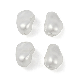 Glass Profiled Pearl Beads, Pearlized, Teardrop