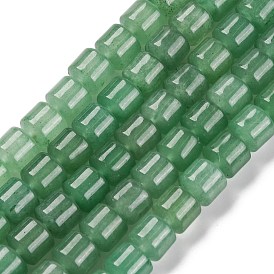 Natural Green Aventurine Beads Strands, Column