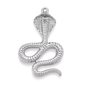 Подвески из сплава , кобра, без кадмия и без свинца