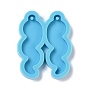 DIY Pendant Silicone Molds, for Earring Making, Resin Casting Molds, For UV Resin, Epoxy Resin Jewelry Making, Wave