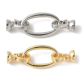 Латунь раз по сравнению с застежками, без свинца и без кадмия, долговечный, стойки покрытие, овальные