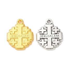 Сплавочные подвески тибетского стиля, амулеты с иерусалимским крестом