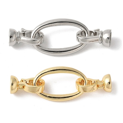 Латунь раз по сравнению с застежками, без свинца и без кадмия, долговечный, стойки покрытие, овальные