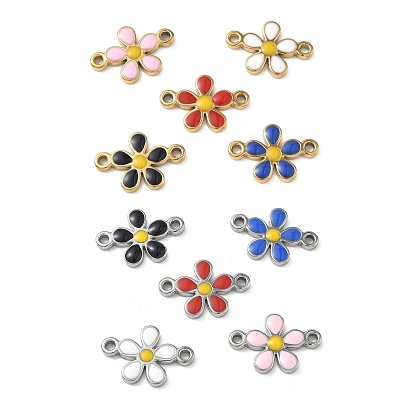 304 эмалированные подвески из нержавеющей стали, цветок ссылки