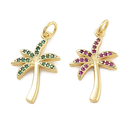 Стойка металлическая латунная микропрофилированная кубическая циркония подвески, долговечный, без свинца и без кадмия, кокосовая пальма