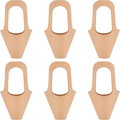 Kraft Paper Gift Bag with Handle, Flower Packing Bags, Recycled Bags, for Wedding, Birthday