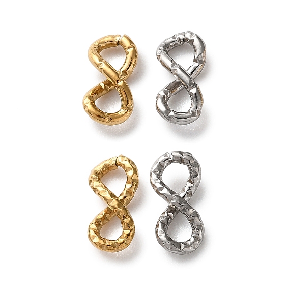 304 Кольца-связующие бесконечности из текстурированной нержавеющей стали, ионное покрытие (ip)