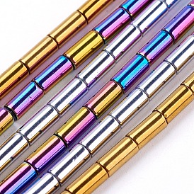 Electroplated Non-magnetic Synthetic Hematite Bead Strand, Column