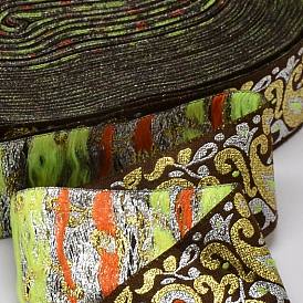 Полиэфирные ленты, с цветочным узором, жаккардовая лента